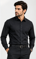 Smart Fit Formal Shirt – Black