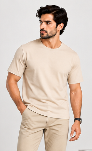 Everyday Comfort Tee – Beige