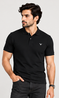 Classic Pique Polo – Black