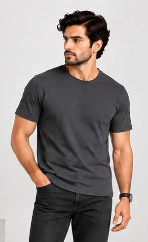 Premium Basic Tee – Charcoal