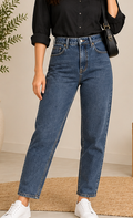 Mom Fit Denim – Indigo