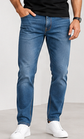 Premium Slim Fit Denim – Mid Blue