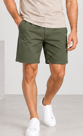Relaxed Fit Shorts – Olive