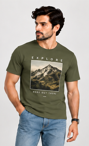 Classic Graphic Tee – Olive