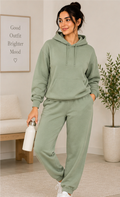 Relaxed Fit Tracksuit – Sage