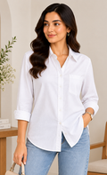 Classic Cotton Shirt – White